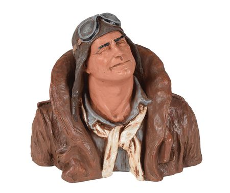 Lot #342 Aviator Statues Statues - Image 1
