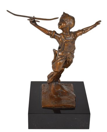 Lot #342 Aviator Statues Statues - Image 3