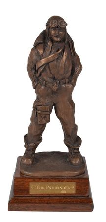 Lot #342 Aviator Statues Statues - Image 4