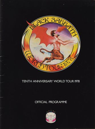 Lot #620 Black Sabbath Program - Image 2