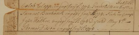 Lot #19 George Washington: Historic muster roll that accompanied Washington across the Delaware - Image 2