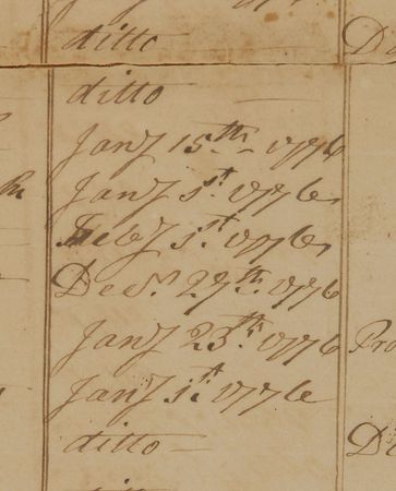 Lot #19 George Washington: Historic muster roll that accompanied Washington across the Delaware - Image 3
