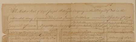 Lot #19 George Washington: Historic muster roll that accompanied Washington across the Delaware - Image 4