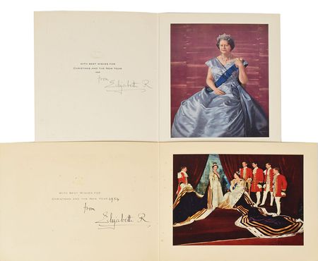 Lot #274 Elizabeth, Queen Mother Christmas Cards - Image 2
