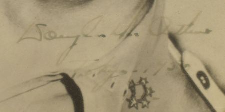 Lot #323 Douglas MacArthur Signed Photograph - Image 2