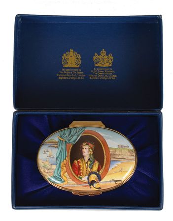Lot #477 British Writers Enamel Boxes - Image 4