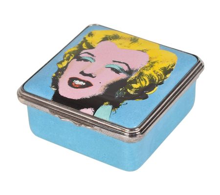 Lot #423 Andy Warhol: Elvis and Marilyn Enamel Boxes - Image 3