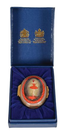Lot #598 Igor Stravinsky Enamel Music Box - Image 4