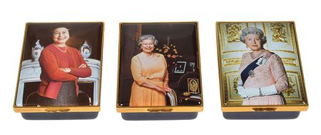 Lot #236 Queen Elizabeth II Enamel Boxes - Image 1