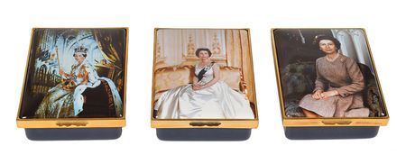 Lot #236 Queen Elizabeth II Enamel Boxes - Image 2