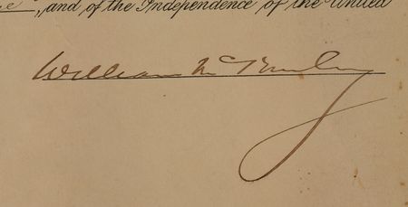 Lot #152 William McKinley Signed Document - Image 2