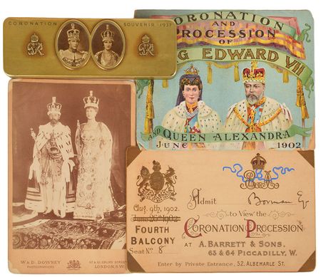 Lot #217 British Coronation Ceremonies Group Lot - Image 1