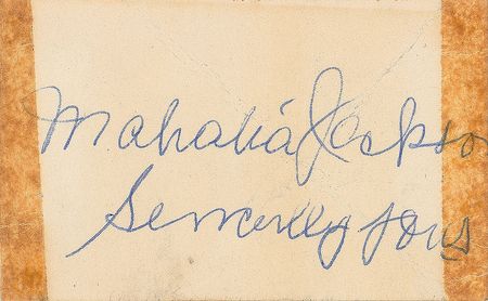 Lot #603 Mahalia Jackson Signed Photograph - Image 2