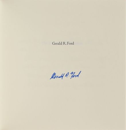 Lot #144 Gerald Ford Book - Image 1