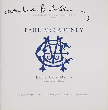 Lot #619 Beatles: Paul McCartney Booklet - Image 1
