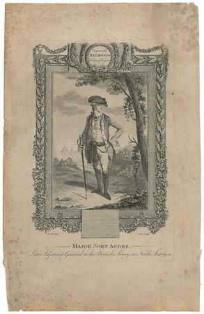 Lot #40 John Andre Engraving