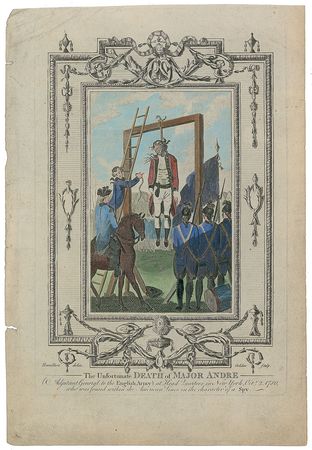 Lot #39 John Andre Engraving