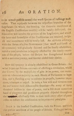 Lot #4 Boston Massacre: 1779 oration marking the anniversary of the Boston Massacre - Image 3