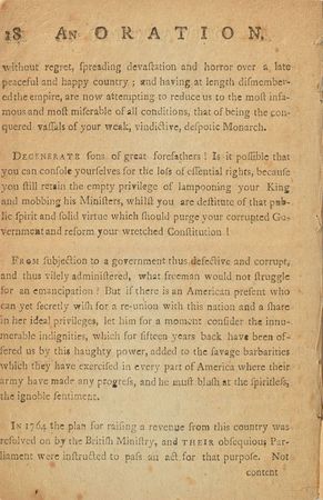 Lot #4 Boston Massacre: 1779 oration marking the anniversary of the Boston Massacre - Image 4