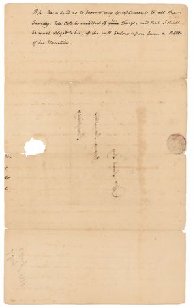 Lot #32 John Jay: ?Requesting a flag from General Washington to the Yonkers? - Image 3
