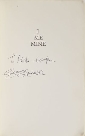 Lot #574 Beatles: George Harrison Book - Image 1