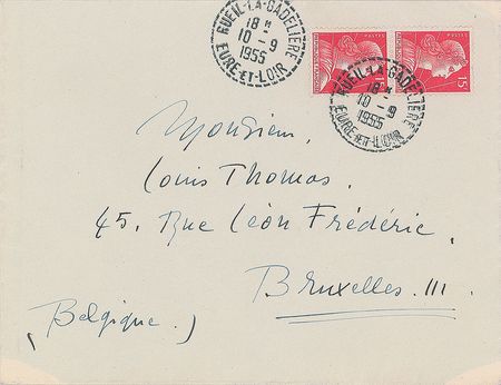 Lot #436 Maurice de Vlaminck Handwritten Letter Signed - Image 3