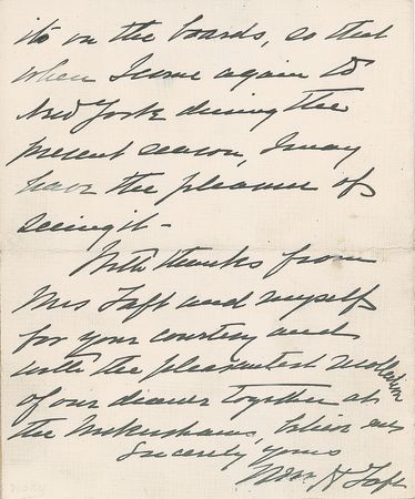 Lot #115 William H. Taft Handwritten Letter Signed - Image 2