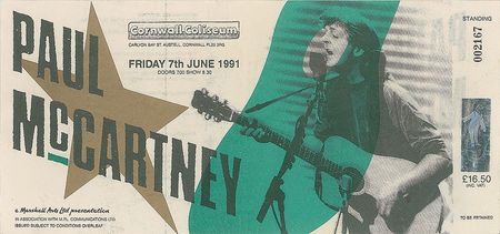 Lot #581 Beatles: Paul McCartney Set List - Image 3