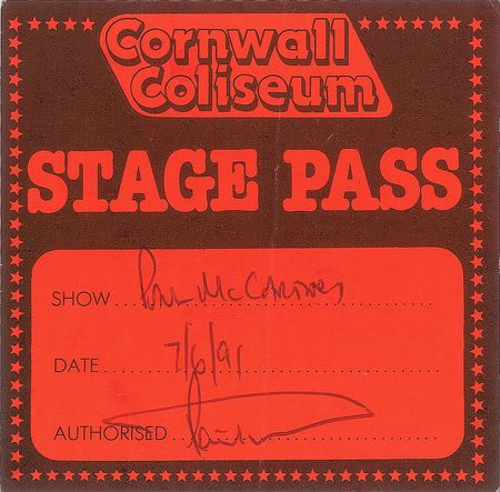 Lot #581 Beatles: Paul McCartney Set List - Image 4