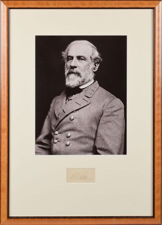 Lot #314 Robert E. Lee Signature - Image 1