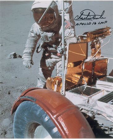 Lot #388 Charlie Duke Signed Photographs - Image 1
