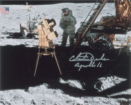 Lot #388 Charlie Duke Signed Photographs - Image 2