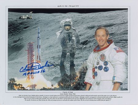 Lot #388 Charlie Duke Signed Photographs - Image 3