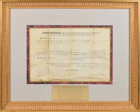 Lot #86 John Quincy Adams Signed Document - Image 1