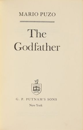 Lot #498 Mario Puzo: 