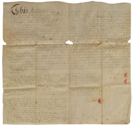 Lot #29 Gunning Bedford, Jr Signed Document