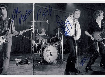 Lot #697 Sex Pistols and Talking Heads Signed Photographs - Image 2