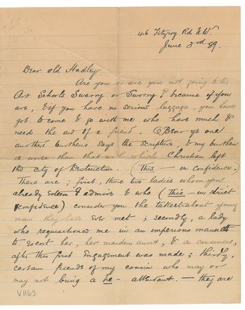 Lot #506 H. G. Wells Handwritten Letters Signed - Image 3