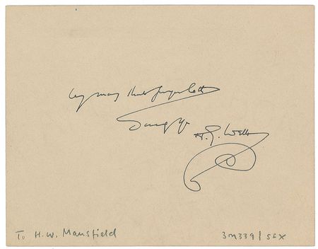 Lot #506 H. G. Wells Handwritten Letters Signed - Image 4