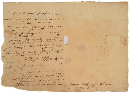 Lot #180 Aaron Burr Handwritten Letter Signed - Image 2