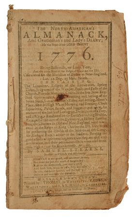 Lot #15 The North-American's Almanack: 1776 Pamphlet - Image 5