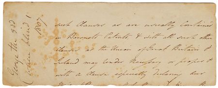 Lot #23 King George III Signature - Image 1