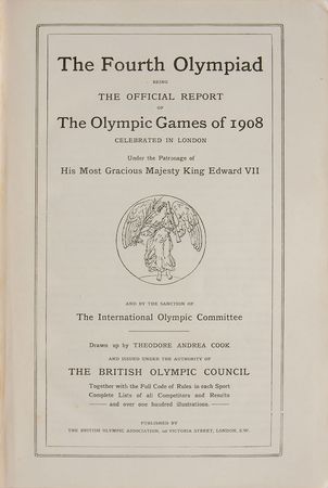 Lot #3035  London 1908 Summer Olympics Official Report in Hardcover - Image 3