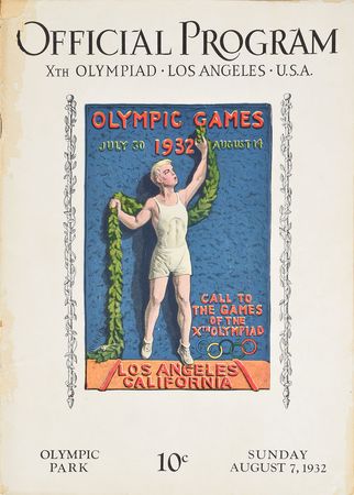 Lot #3068  Los Angeles 1932 Summer Olympics Set of (7) Daily Programs - Image 6