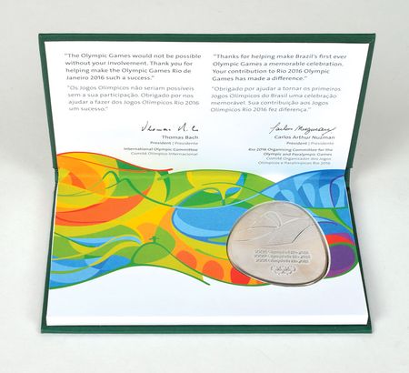 Lot #3205  Rio 2016 Summer Olympics Participation Medal - Image 4