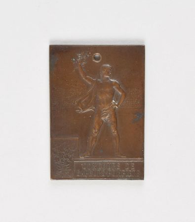Lot #3009  Paris 1900 Summer Olympics Bronze Winner's Medal for Firefighting - Image 2
