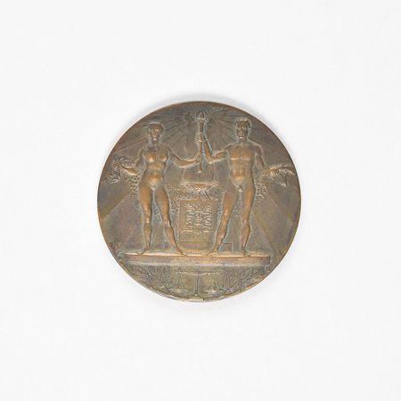 Lot #3056  Amsterdam 1928 Summer Olympics Bronze Participation Medal - Image 1