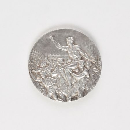 Lot #3080  Berlin 1936 Summer Olympics Silver Winner's Medal - Image 2