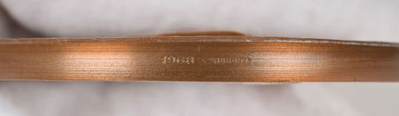 Lot #3137  Grenoble 1968 Winter Olympics Bronze Participation Medal - Image 3