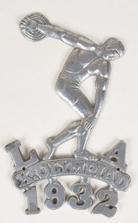 Lot #3071  Los Angeles 1932 Summer Olympics Set of (4) Radiator Toppers - Image 3